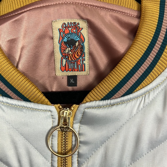 Classic Rock Couture Dolly Western Mustard Bomber Jacket - Picture 7 of 16